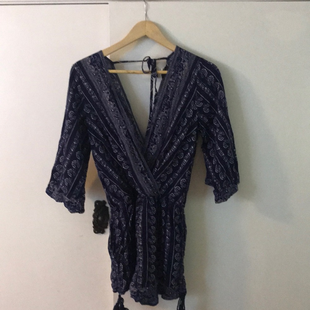 Blue romper
